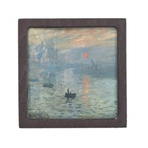 Monet Impression Sunrise Soleil Levant Painting Gift Box