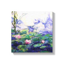 Monet Inspired Water Lilies