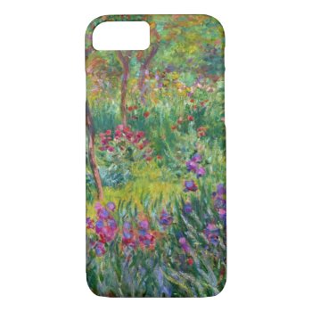 Monet Iris Garden At Giverny Iphone 7 Case by VintageSpot at Zazzle