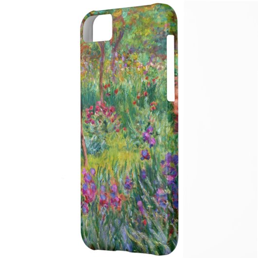 Monet Iris Garden at Giverny iPhone Case (Back Left)