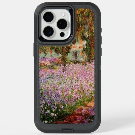 Monet - Irises In Monet's Garden Iphone 15 Pro Max Case