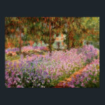 Monet - Irises in Monet's Garden Poster<br><div class="desc">Monet - Irises in Monet's Garden Poster</div>