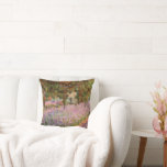 Monet - Irises in Monet's Garden Throw Pillow<br><div class="desc">Claude Monet popular painting,  Irises in Monet's Garden.</div>