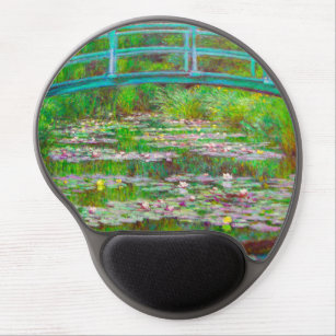 Monet Japanese Bridge and Water Lilies Gel Mouse Pad