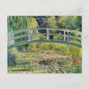 Monet Japanese Bridge with Water Lilies Invitation