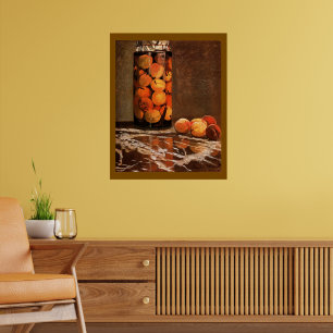 Monet - Jar of Peaches Poster