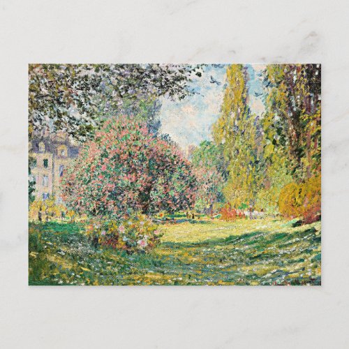 Monet _ Landscape The Parc Monceau Postcard