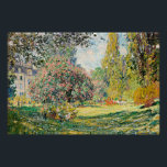 Monet - Landscape, The Parc Monceau, Poster<br><div class="desc">Claude Monet's famous painting,  Landscape,  The Parc Monceau.</div>