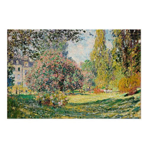 Monet _ Landscape The Parc Monceau Poster