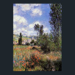 Monet - Lane in the Poppy Fields Poster<br><div class="desc">Lane in the Poppy Fields,  French Impressionism painting by Claude Monet,  1880.</div>