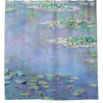 Monet Les Nympheas Water Lilies Fine Art Shower Curtain by monet_paintings at Zazzle