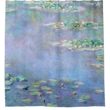 Monet Les Nympheas Water Lilies Fine Art Shower Curtain
