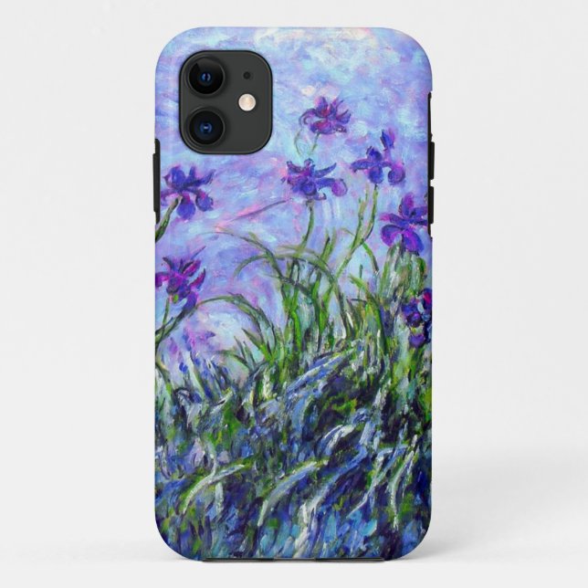 Monet Lilac Irises Case-Mate iPhone Case (Back)