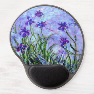 Monet Lilac Irises Gel Mouse Pad