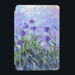 Monet Lilac Irises iPad Mini Cover<br><div class="desc">iPad Mini Cover featuring Claude Monet’s oil paining Lilac Irises (1914-1917). Beautiful purple flowers in a sea of green. Serene nature landscape. A great Monet gift for fans of impressionism and French art.</div>