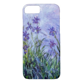 Monet Lilac Irises Iphone 7 Case by VintageSpot at Zazzle