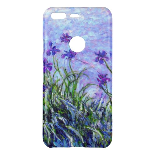 Monet Lilac Irises Uncommon Google Pixel Case (Back)