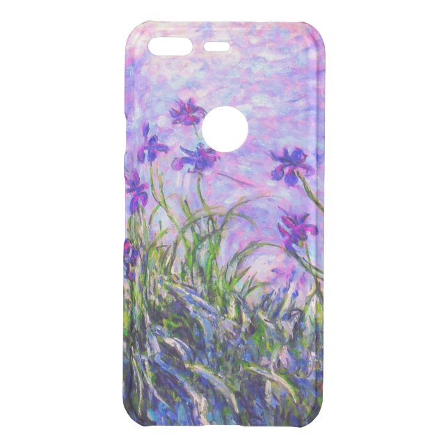 Monet Lilac Irises Uncommon Google Pixel Case (Back)