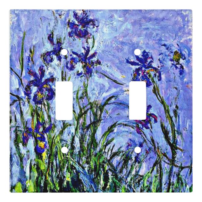Monet - Lilacs, famous painting Light Switch Cover (Front)