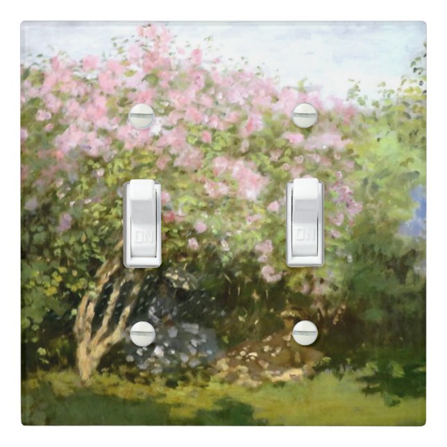Monet - Lilacs in the Sun Light Switch Cover (In Situ)