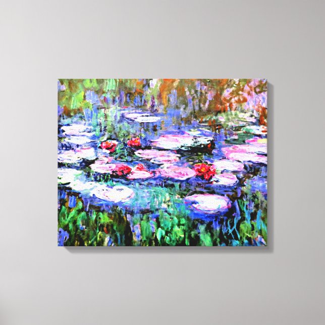 Monet - Los Nenufares (waterlilies), Canvas Print (Front)