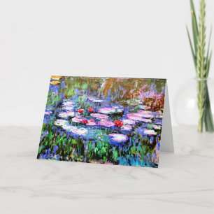 Monet - Los Nenufares (waterlilies), Card