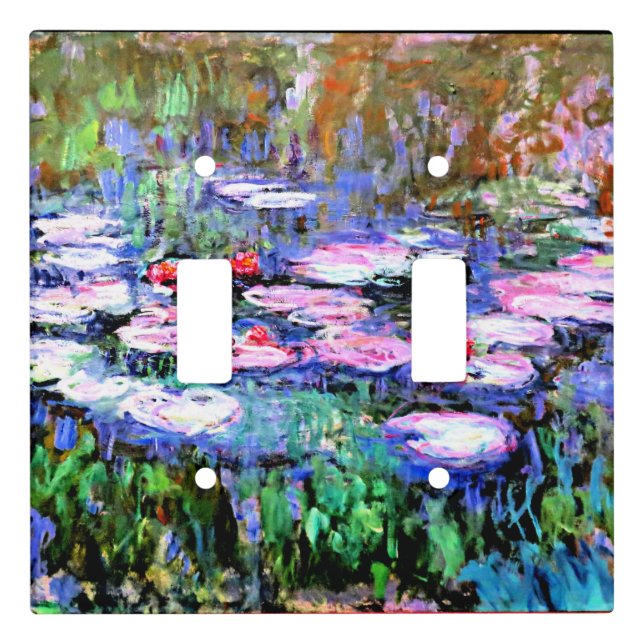 Monet - Los Nenufares (waterlilies) Light Switch Cover (Front)