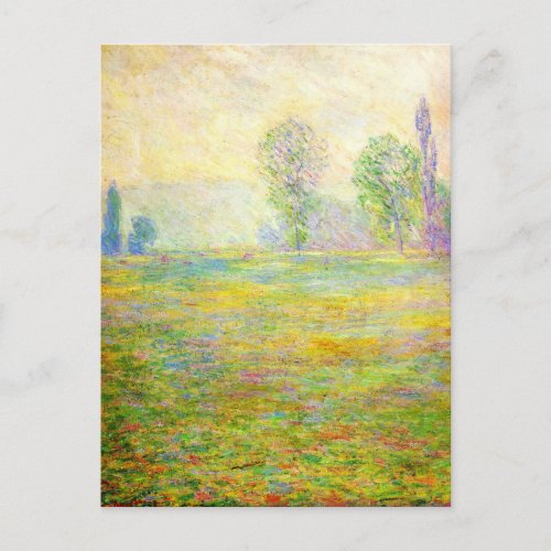 Monet Meadows at Giverny Postcard