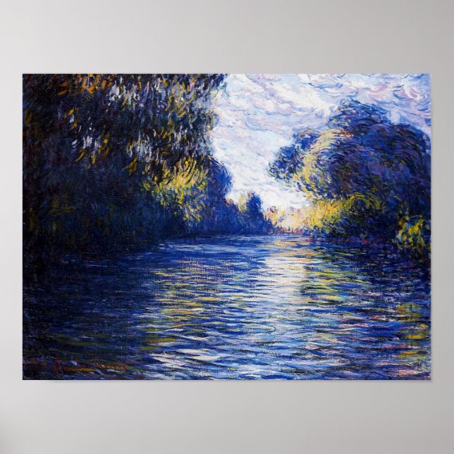 Monet - Morning on the Seine, 1897 Poster (Front)