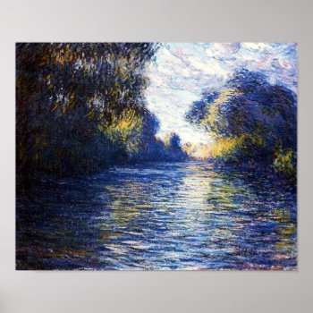 Monet Morning On The Seine Fine Art Print by monetart at Zazzle