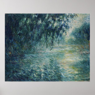 Monet - Morning On The Seine Poster