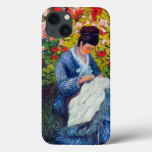 Monet Mother and Child in Garden iPhone 13 Case