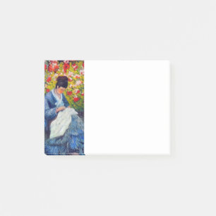 Monet Mother and Child in Garden Post-it Notes