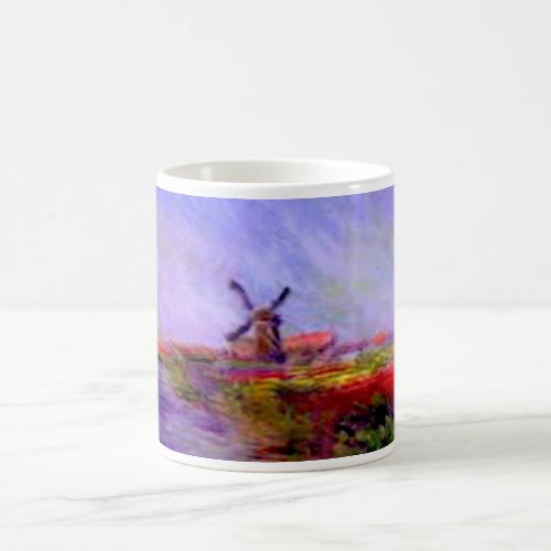 Monet moulin coffee mug