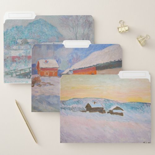 Monet _ Norway Masterpieces Selection File Folder