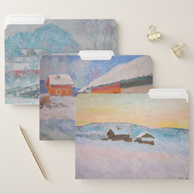 Monet - Norway Masterpieces Selection File Folder (Set)