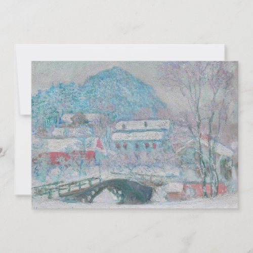 Monet _ Norway Sandviken Village in the Snow Invitation