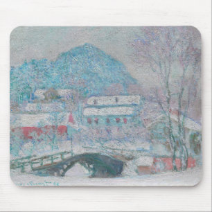 Monet - Norway, Sandviken Village in the Snow Mouse Pad