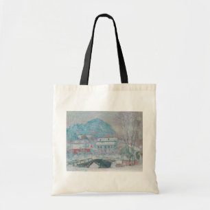 Monet - Norway, Sandviken Village in the Snow Tote Bag