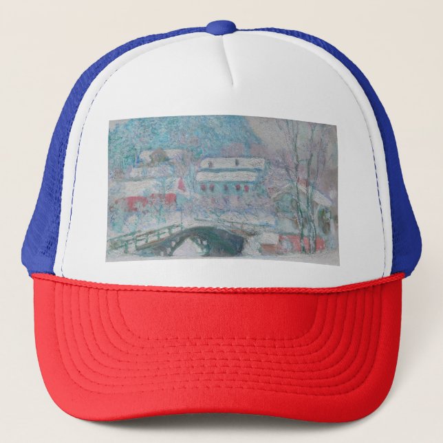 Monet - Norway, Sandviken Village in the Snow Trucker Hat (Front)