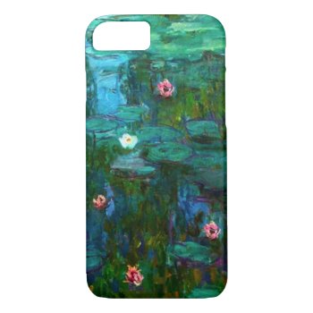 Monet Nympheas Water Lilies Iphone 7 Case by VintageSpot at Zazzle