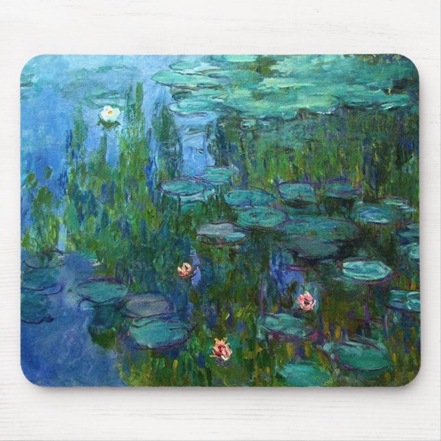 Monet Nympheas Water Lilies Mouse Pad (Front)