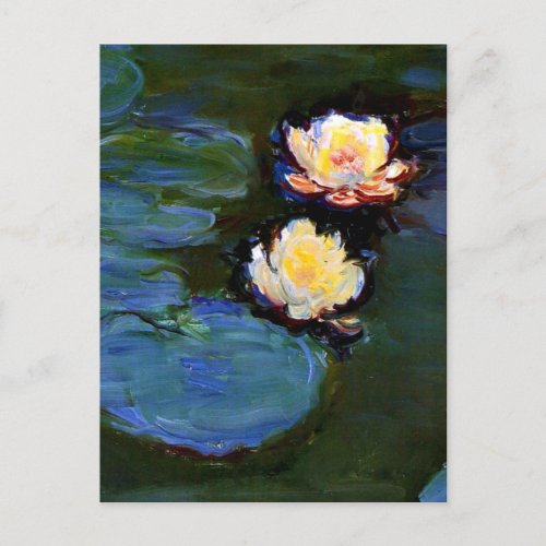 Monet _ Nympheas Water Lilies Postcard