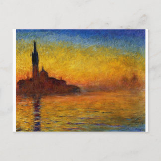Monet Painting: Monet Sunrise Postcard
