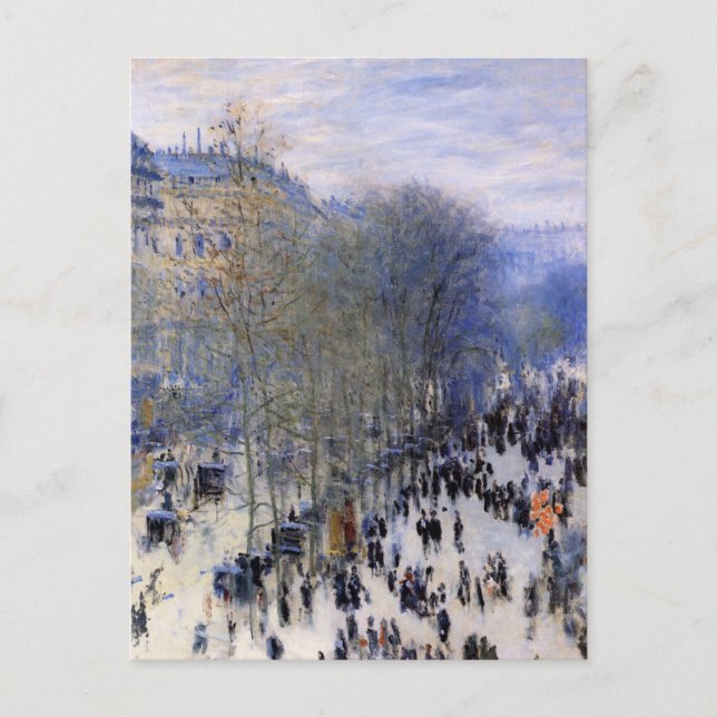 Monet Painting Postcard (Front)