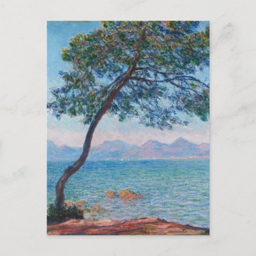 Monet Painting Postcard