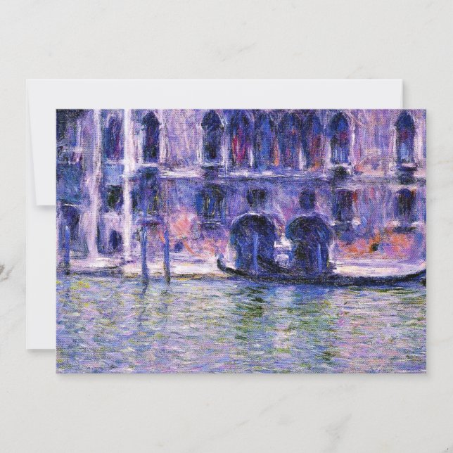 Monet - Palazzo da Mula Card (Front)