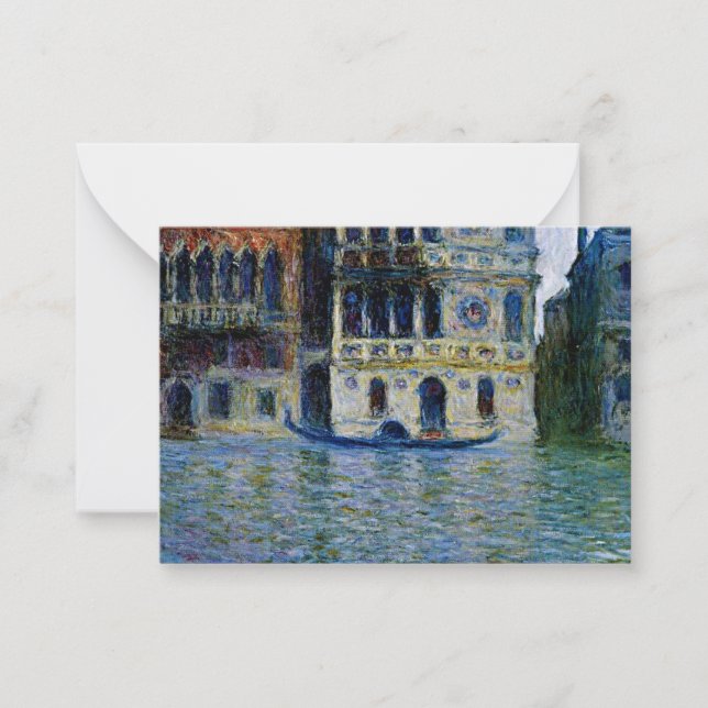 Monet - Palazzo Dario Note Card (Front)