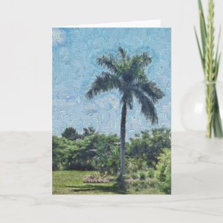 Monet Palm Card