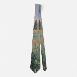 Monet Path on the Island of Saint Martin, Vétheuil Neck Tie